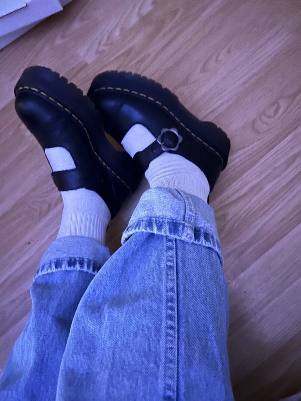 Dr. Marten Adina Platform Mary Jane Size 6